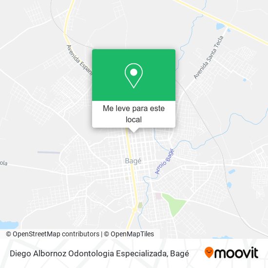 Diego Albornoz Odontologia Especializada mapa