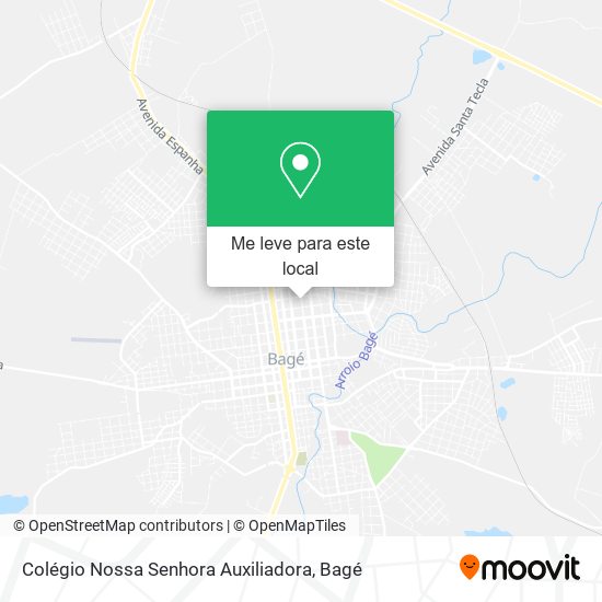 Colégio Nossa Senhora Auxiliadora mapa