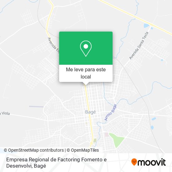 Empresa Regional de Factoring Fomento e Desenvolvi mapa
