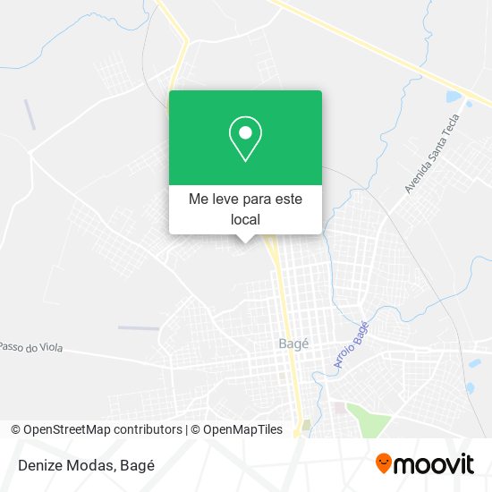 Denize Modas mapa