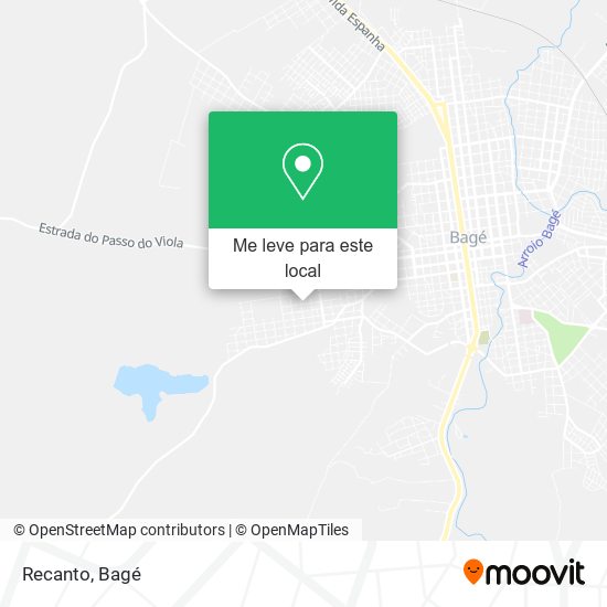Recanto mapa