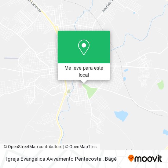 Igreja Evangélica Avivamento Pentecostal mapa