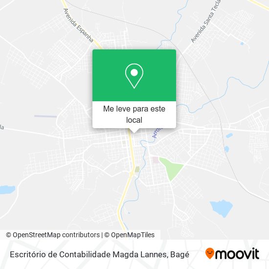 Escritório de Contabilidade Magda Lannes mapa