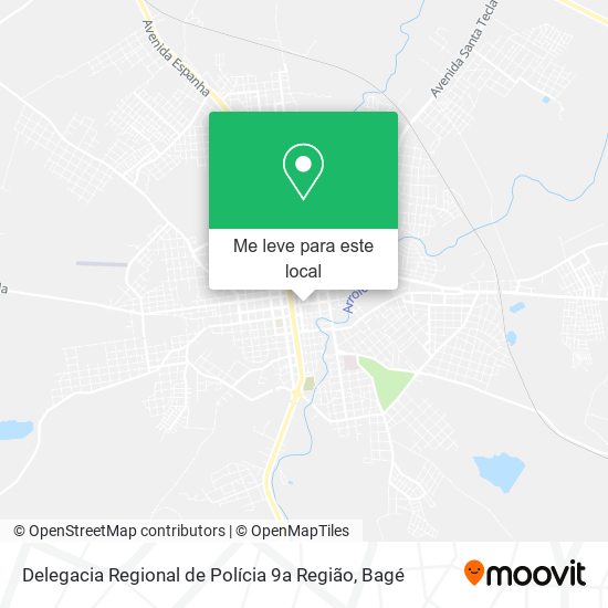 Delegacia Regional de Polícia 9a Região mapa