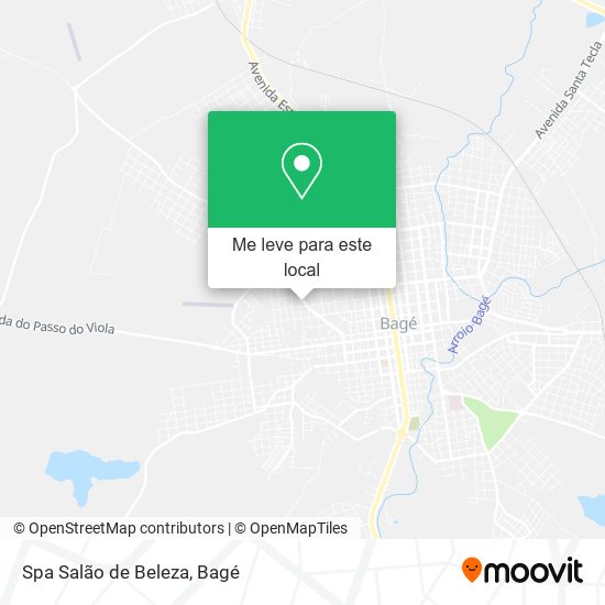 Spa Salão de Beleza mapa