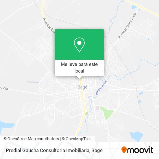 Predial Gaúcha Consultoria Imobiliária mapa