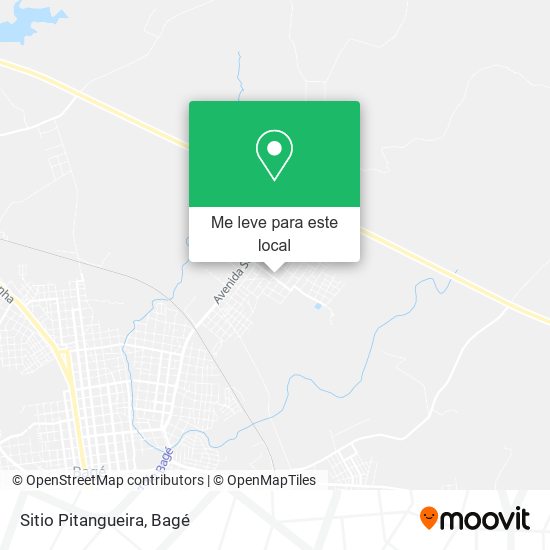 Sitio Pitangueira mapa
