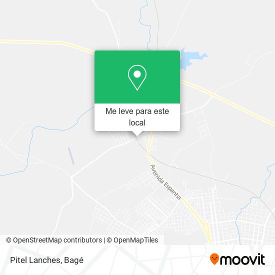 Pitel Lanches mapa