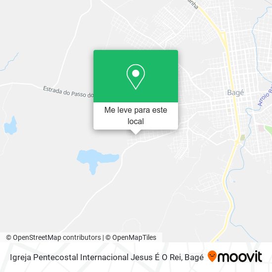 Igreja Pentecostal Internacional Jesus É O Rei mapa