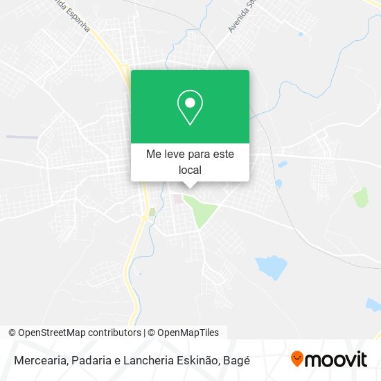 Mercearia, Padaria e Lancheria Eskinão mapa