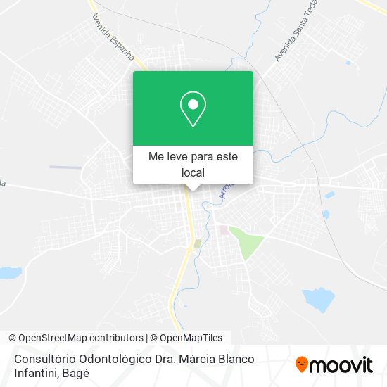 Consultório Odontológico Dra. Márcia Blanco Infantini mapa