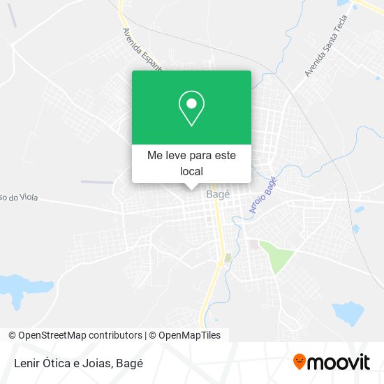 Lenir Ótica e Joias mapa