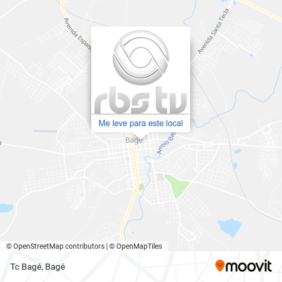 Tc Bagé mapa