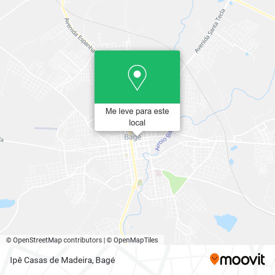 Ipê Casas de Madeira mapa