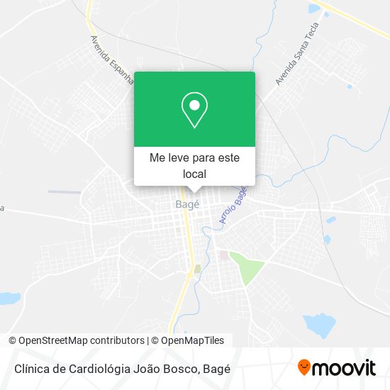 Clínica de Cardiológia João Bosco mapa