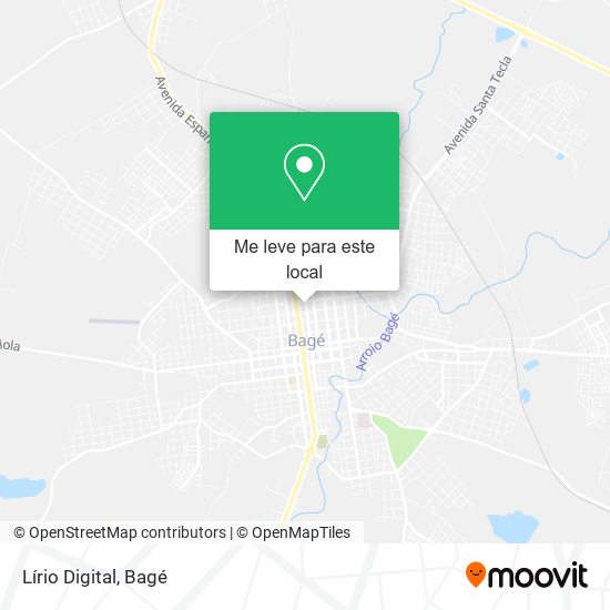 Lírio Digital mapa