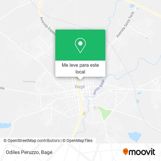Odiles Peruzzo mapa