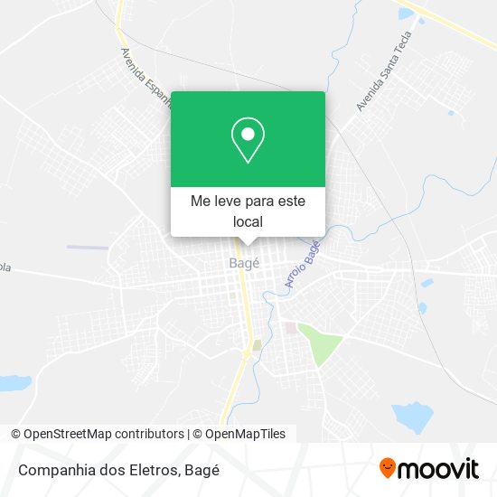 Companhia dos Eletros mapa