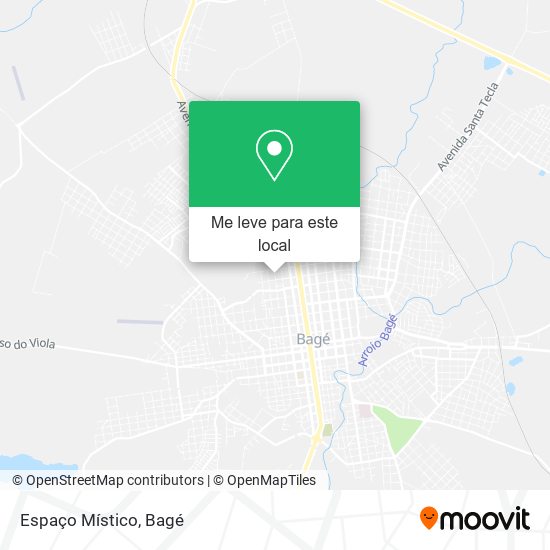 Espaço Místico mapa