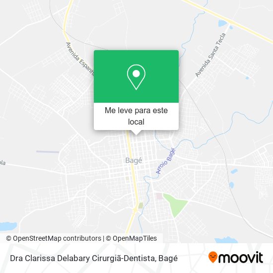 Dra Clarissa Delabary Cirurgiã-Dentista mapa