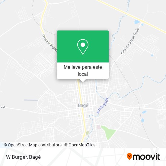 W Burger mapa