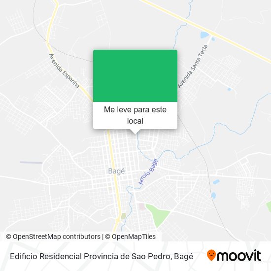 Edificio Residencial Provincia de Sao Pedro mapa