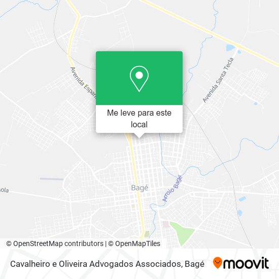 Cavalheiro e Oliveira Advogados Associados mapa