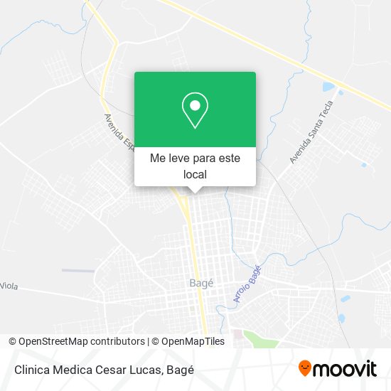 Clinica Medica Cesar Lucas mapa