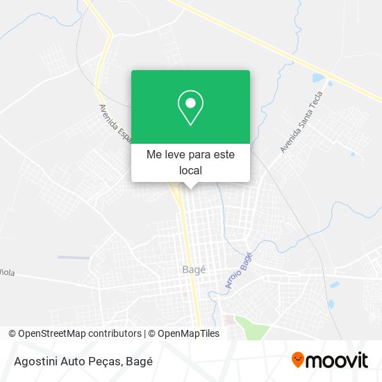 Agostini Auto Peças mapa