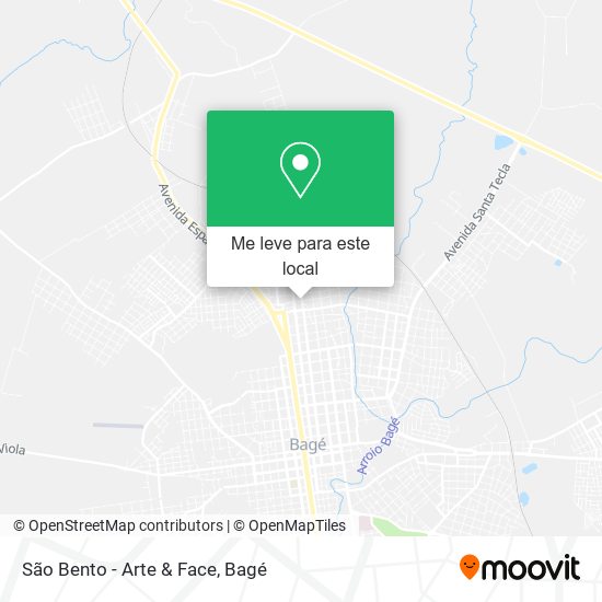 São Bento - Arte & Face mapa