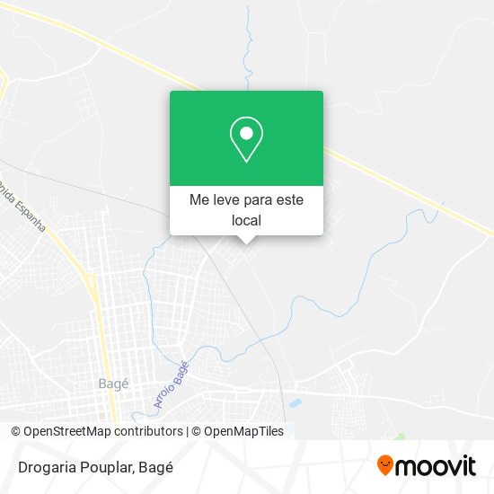 Drogaria Pouplar mapa