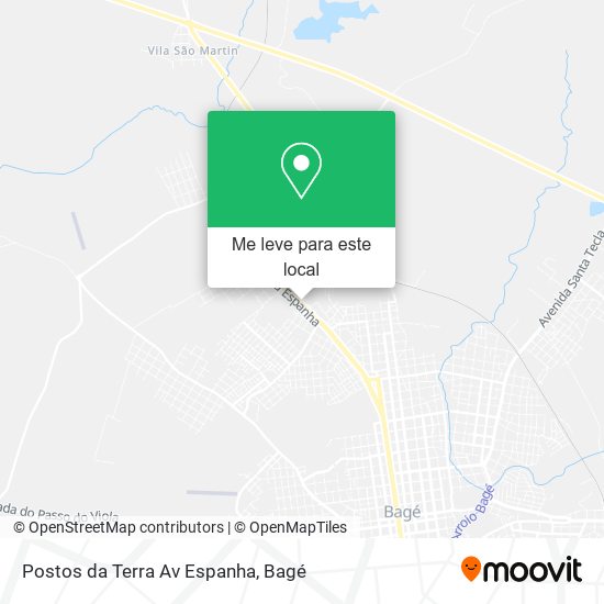 Postos da Terra Av Espanha mapa