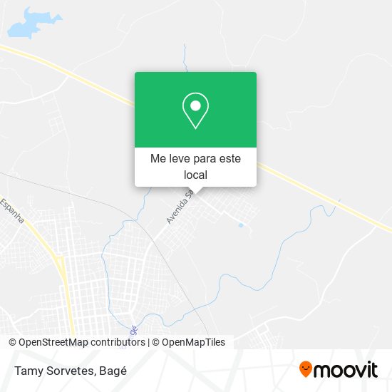 Tamy Sorvetes mapa