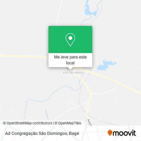 Ad Congregação São Domingos mapa