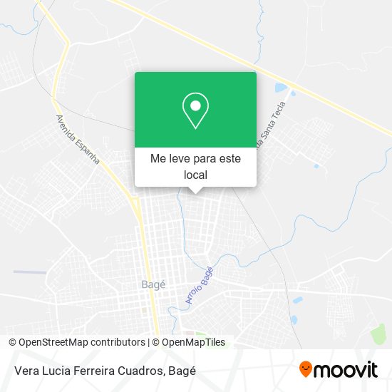 Vera Lucia Ferreira Cuadros mapa