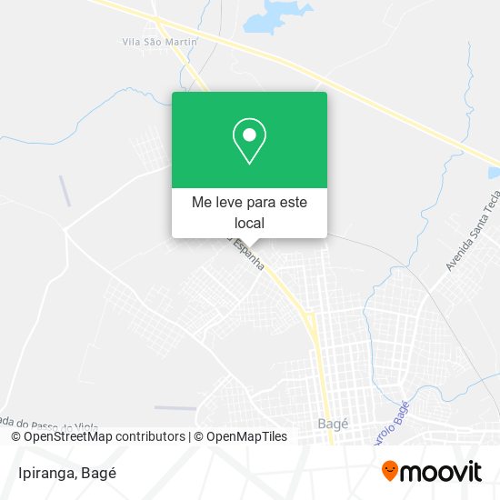 Ipiranga mapa