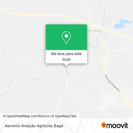 Aeromis Aviação Agrícola mapa