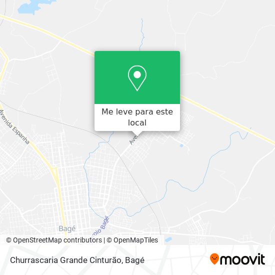 Churrascaria Grande Cinturão mapa
