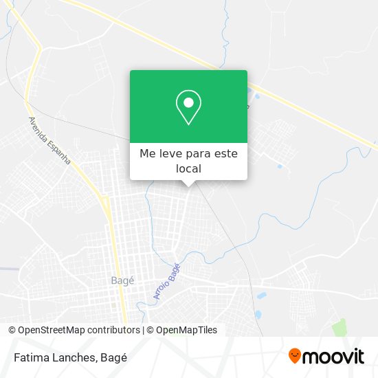 Fatima Lanches mapa