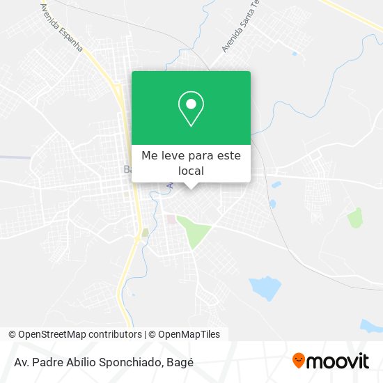 Av. Padre Abílio Sponchiado mapa