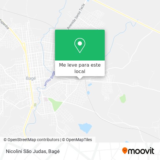Nicolini São Judas mapa
