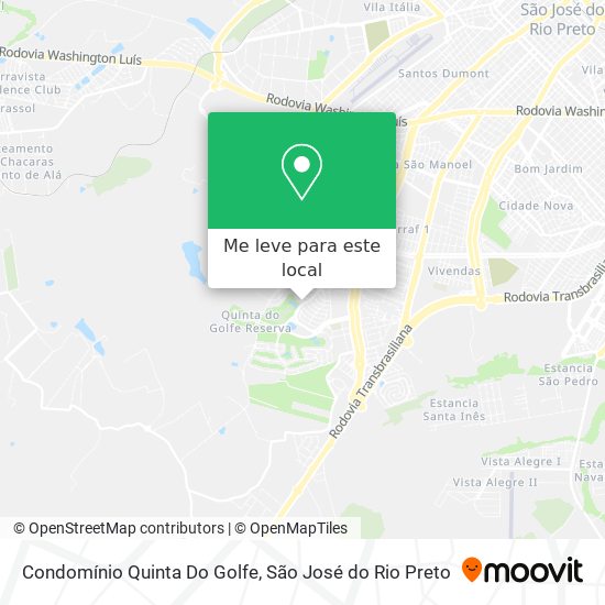 Condomínio Quinta Do Golfe mapa