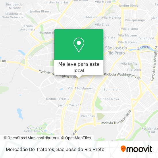 Mercadão De Tratores mapa