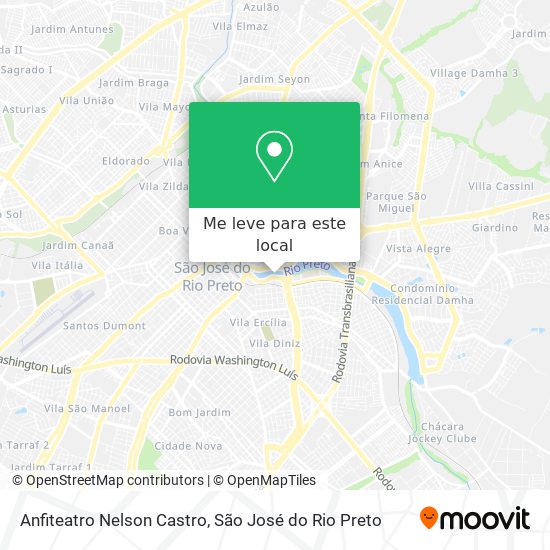 Anfiteatro Nelson Castro mapa