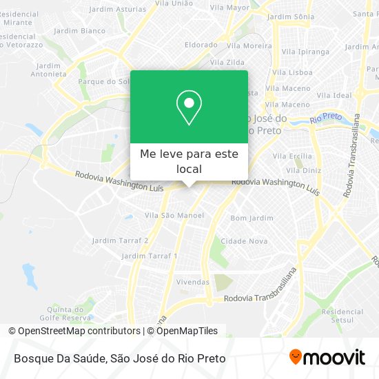 Bosque Da Saúde mapa