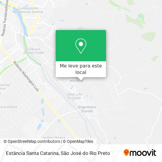 Estância Santa Catarina mapa