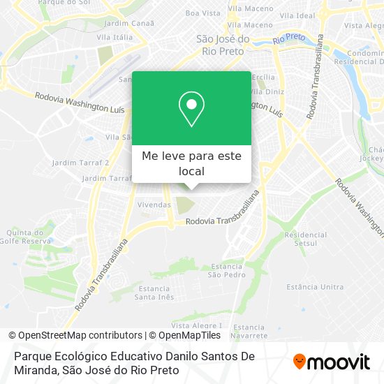 Parque Ecológico Educativo Danilo Santos De Miranda mapa