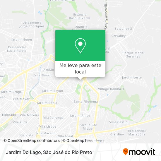 Jardim Do Lago mapa