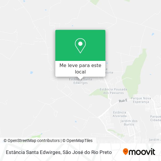 Estância Santa Edwirges mapa