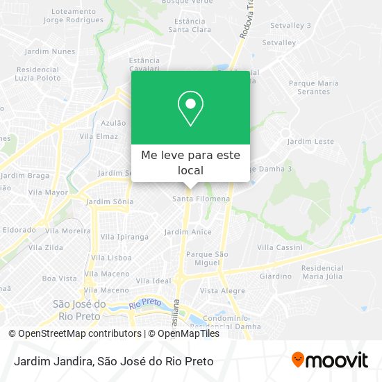 Jardim Jandira mapa
